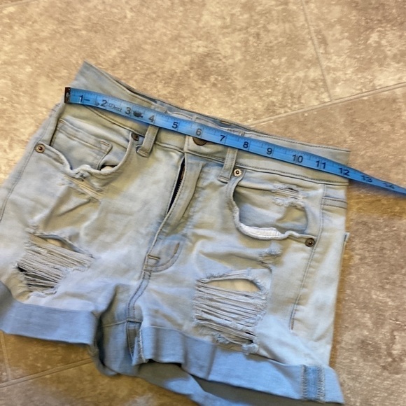 Aeropostale High Rise Midi Shorts Size 2 - Picture 2 of 8